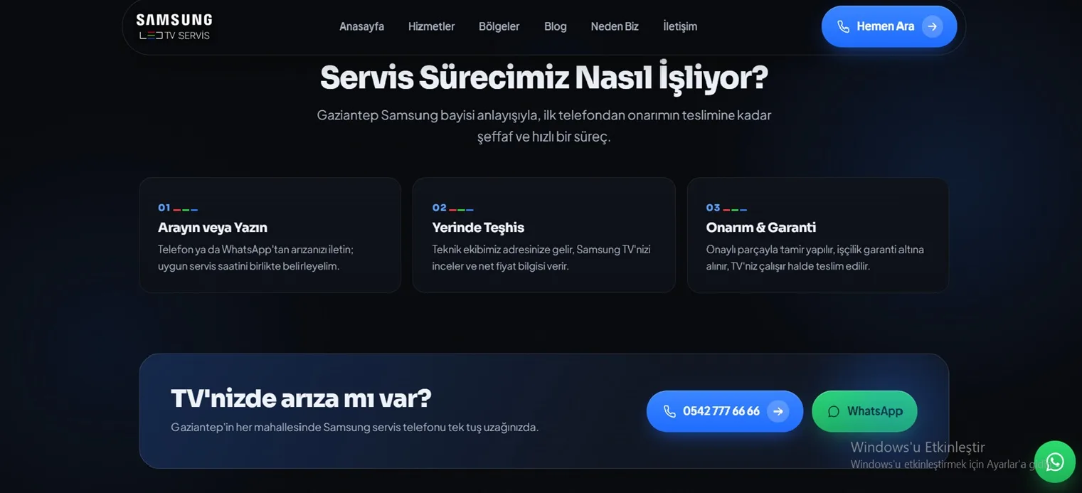 GAZİANTEP SAMSUNG SERVİS