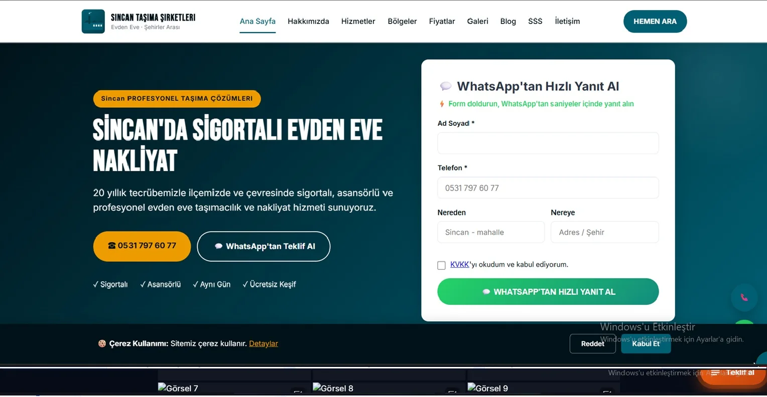 SİNCAN NAKLİYAT